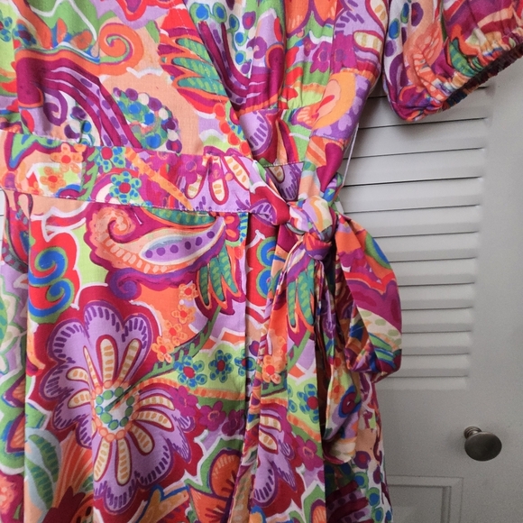 Flying Tomato Wrap Mini Dress Size M - Picture 7 of 10
